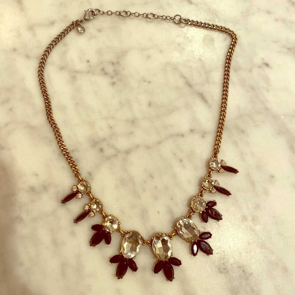J crew everyday necklace gemstone